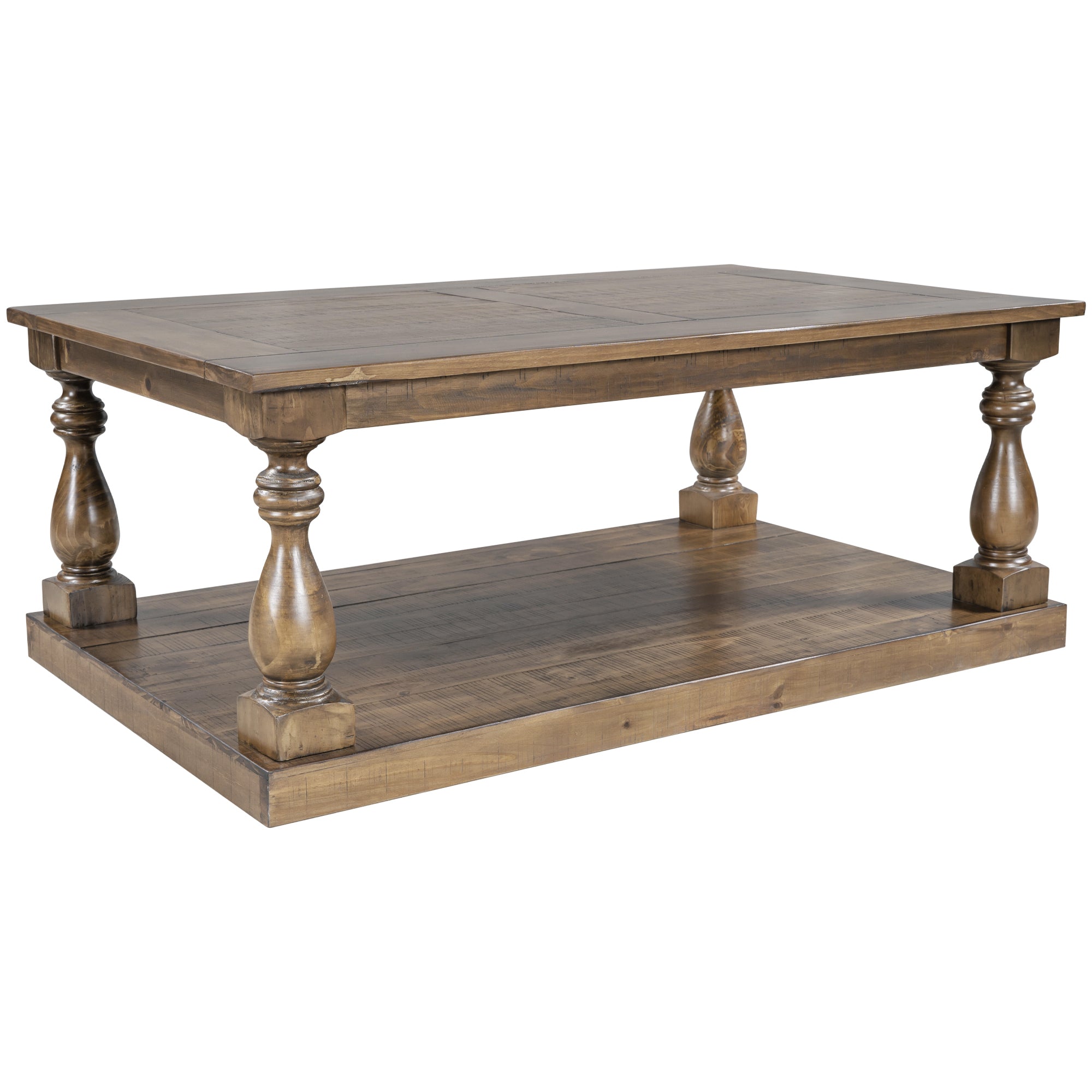 Walter Solid Wood Rectangular Coffee Table