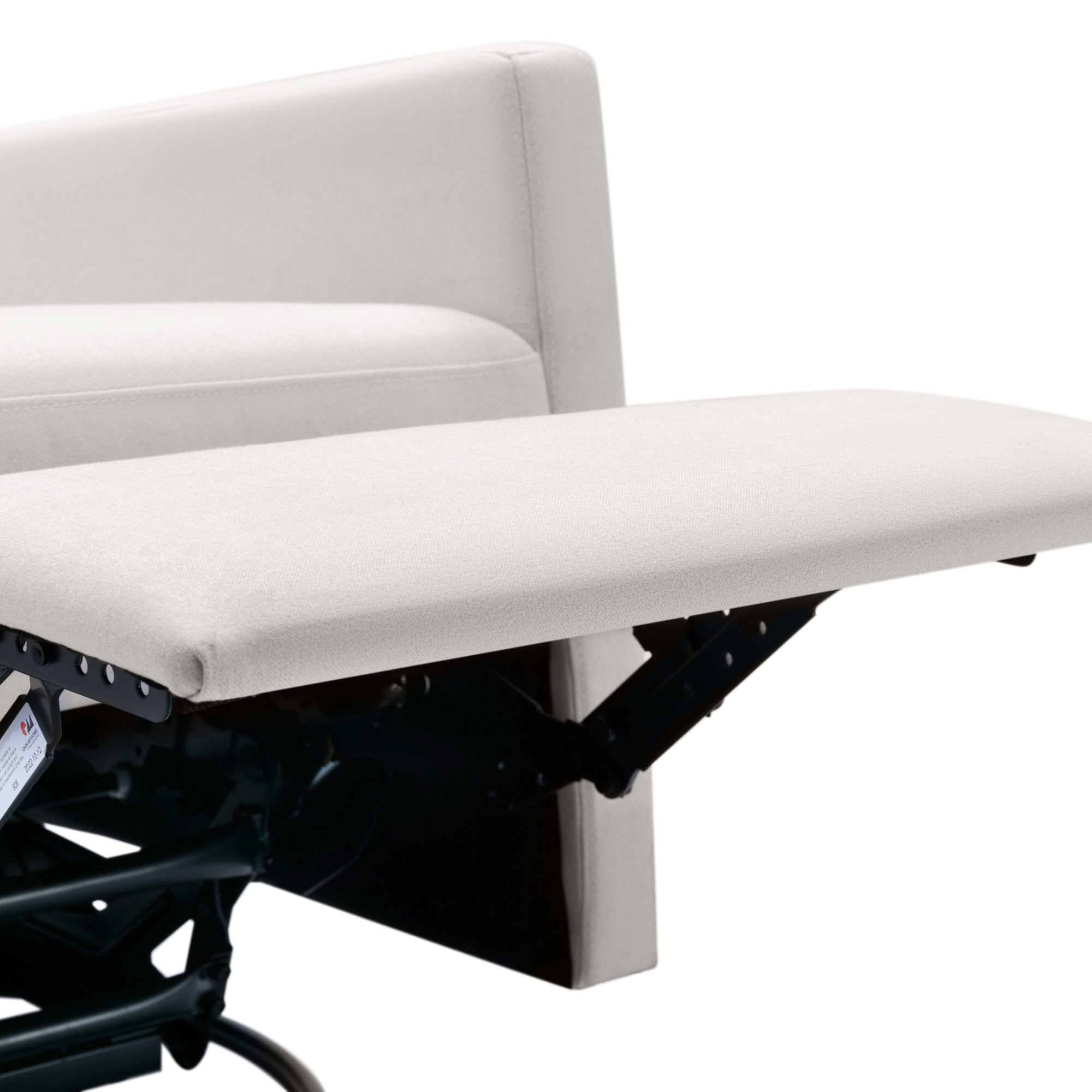 Ricardo Beige Linen Swivel Rocker Glider Recliner Chair