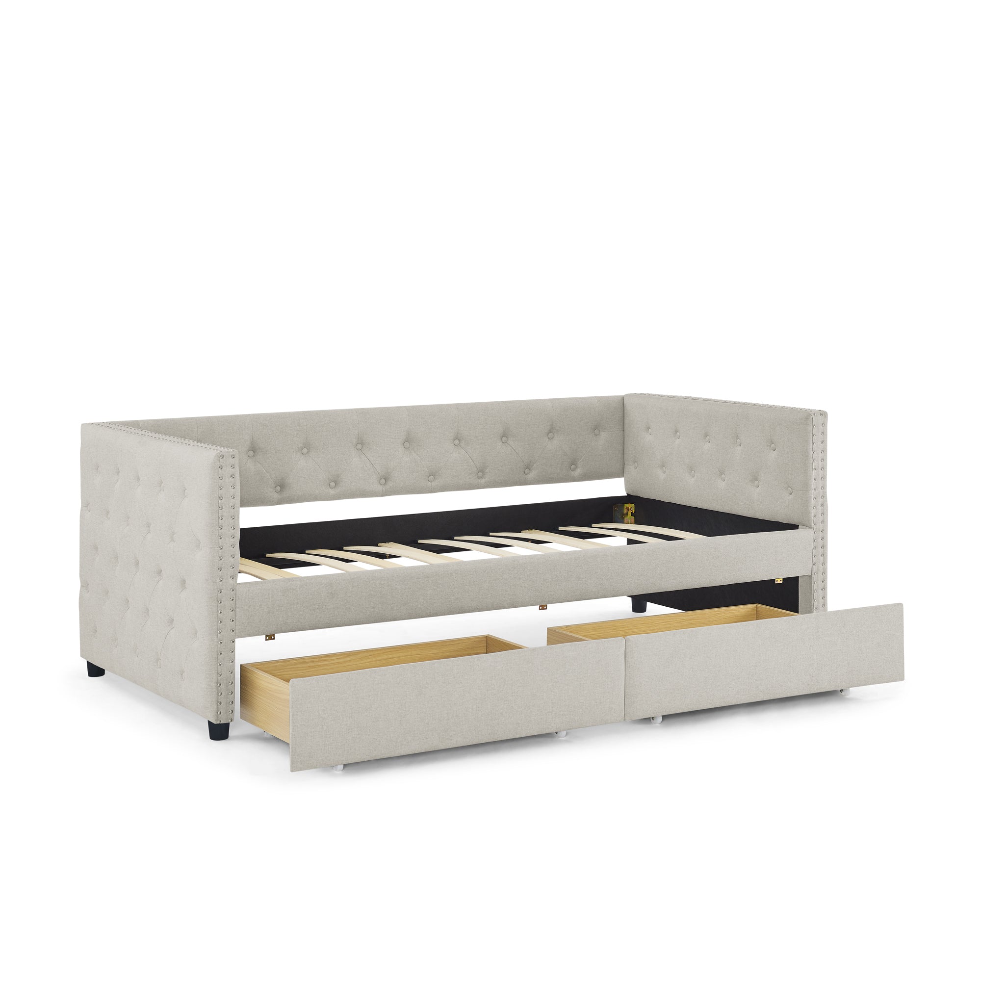 Gillian Twin Size Daybed With Two Storage Drawers