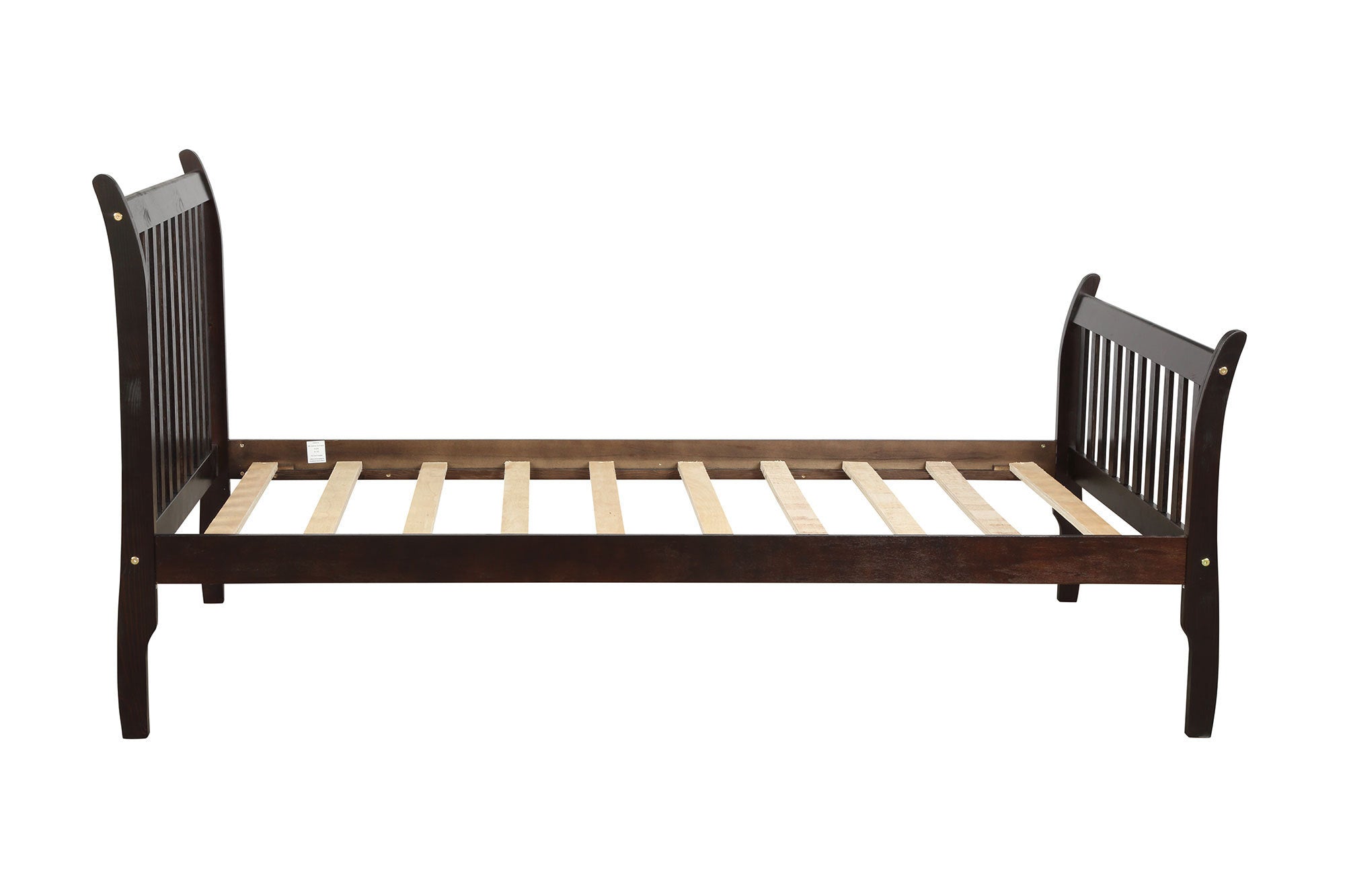 Billy Espresso Solid Wood Twin Platform Bed